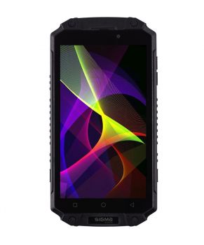 Дисплей (Экран) Sigma mobile X-treme PQ39 с тачскрином (сенсором) черный Оригинал