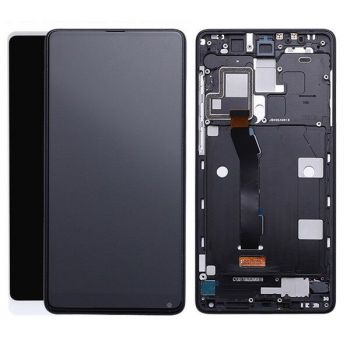 Дисплей (Экран) Xiaomi Mi Mix 2 MDE5 с тачскрином (сенсором) черный с рамкой