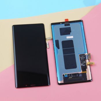 Дисплей (Экран) Samsung N960 (SM-N960F, SM-N960F/DS) Galaxy Note 9 с тачскрином (сенсором) черный OLED