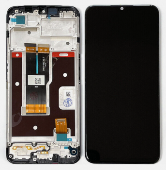 Дисплей (Экран) Realme C31 RMX3501 с тачскрином (сенсором) черный с рамкой Оригинал