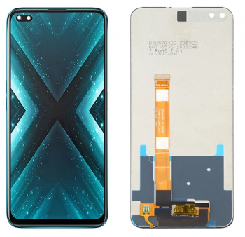 Дисплей (Экран) Realme X3 SuperZoom RMX2086, RMX2142, RMX2081, RMX2085, RMX2083 с тачскрином (сенсором) черный