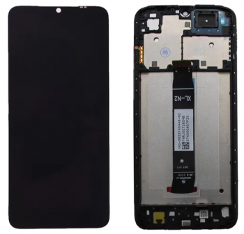 Дисплей (Экран) Xiaomi Redmi A2 23028RN4DG, 23026RN54G. Redmi A2 Plus с тачскрином (сенсором) черный с рамкой Оригинал