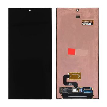 Дисплей (Экран) Samsung S918 (SM-S918B, SM-S918B/DS) Galaxy S23 Ultra с тачскрином (сенсором) черный Оригинал