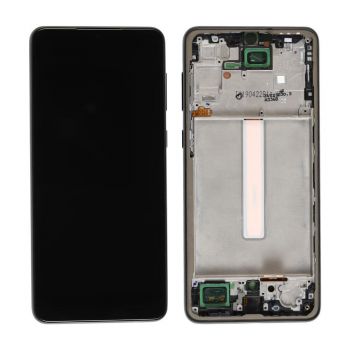 Дисплей (Экран) Samsung A336 (SM-A336B, SM-A336B/DS) Galaxy A33 5G с тачскрином (сенсором) черный с рамкой OLED