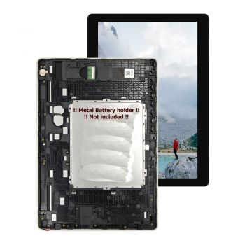 Дисплей (Экран) Lenovo TB-X605L, TB-X605F Tab M10 FHD ZA490005UA с тачскрином (сенсором) черный с рамкой Оригинал