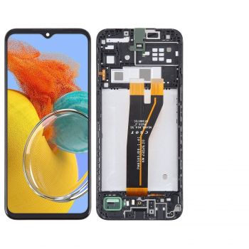Дисплей (Экран) Samsung M146 (SM-M146B, SM-M146B/DS) Galaxy M14 с тачскрином (сенсором) черный с рамкой