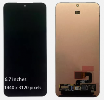 Дисплей (Экран) Samsung S926 (SM-S926B, SM-S926B/DS) Galaxy S24 Plus с тачскрином (сенсором) черный Оригинал