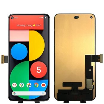 Дисплей (Экран) Google Pixel 5 GD1YQ, GTT9Q с тачскрином (сенсором) черный Оригинал