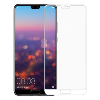 Cтекло дисплея Huawei P20 белое Оригинал