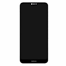 Cтекло дисплея Nokia 7.1 черное Оригинал