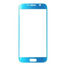Cтекло дисплея Samsung A720F Galaxy A7 (2017) голубое Оригинал