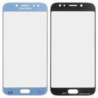 Cтекло дисплея Samsung J400 Galaxy J4 (2018) голубое + OCA пленка Оригинал