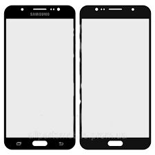 Cтекло дисплея Samsung J710F Galaxy J7 (2016) черное + OCA пленка Оригинал