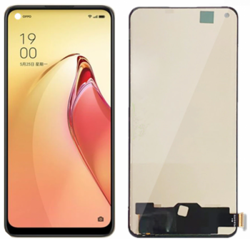 Дисплей (Экран) Oppo A78 4G CPH2565 с тачскрином (сенсором) черный TFT