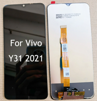 Дисплей (Экран) Vivo Y31 V2036, Y31s V2054A с тачскрином (сенсором) черный Оригинал