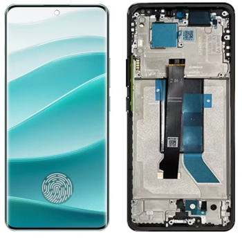 Дисплей (Экран) Xiaomi Redmi Note 14 Pro 5G 24090RA29G, Poco X7 24095PCADG с тачскрином (сенсором) черный с рамкой OLED