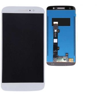 Дисплей (Экран) Motorola XT1662, XT1663 Moto M с тачскрином (сенсором) белый Оригинал