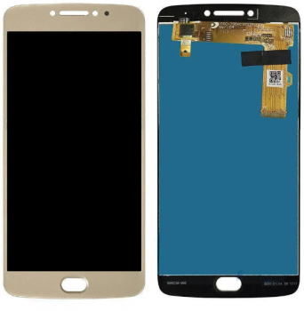 Дисплей (Экран) (LCD) Motorola XT1770 Moto E4 Plus, XT1771, XT1775 с сенсором золотой