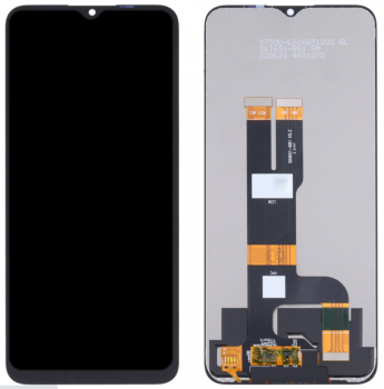 Дисплей (Экран) Vivo Y02 V2213, V2217 с тачскрином (сенсором) черный Оригинал