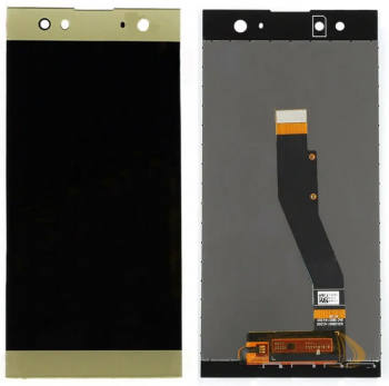 Дисплей (Экран) Sony H4213, H4233, H3213, H3223 Xperia XA2 Ultra Dual Sim с тачскрином (сенсором) желтый Оригинал