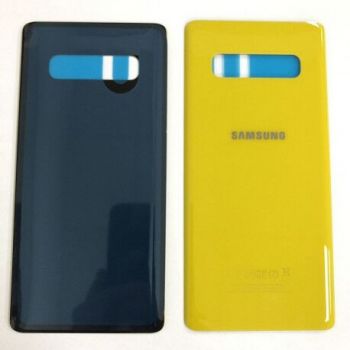 Задняя крышка Samsung G975 (SM-G975F, SM-G975F/DS) Galaxy S10 Plus желтая Оригинал