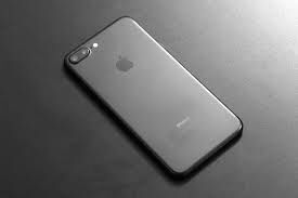 Задняя крышка корпус iPhone 7 чёрная матовая