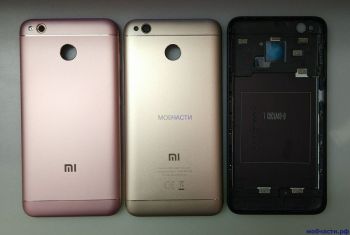Задняя крышка Xiaomi Redmi 4X золотая