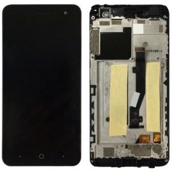 Дисплей (Экран) ZTE Blade V8 Lite V0820 с тачскрином (сенсором) черный с рамкой Оригинал